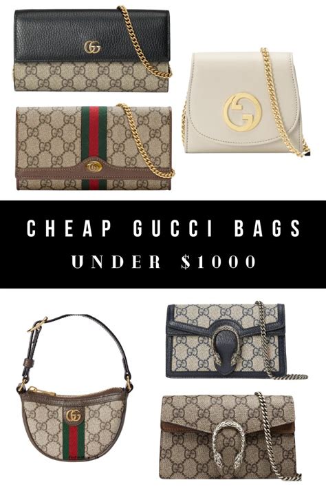 the most cheap thing in gucci|gucci bag for under 1000.